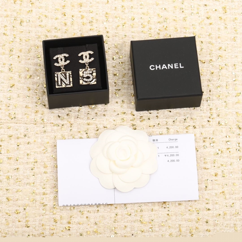 Ch*el earrings